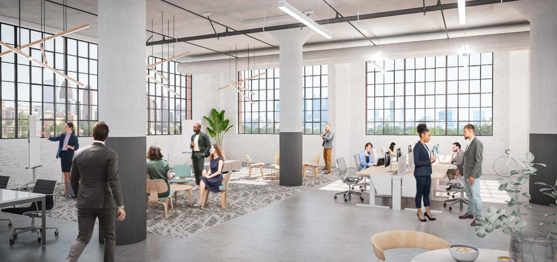 How Ponce City Market recently adapted parking space for human uses ...